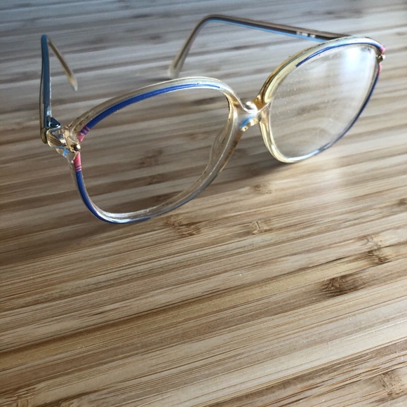 Vintage Accessories - VINTAGE Retro Pink & Blue Owl Reading Glasses